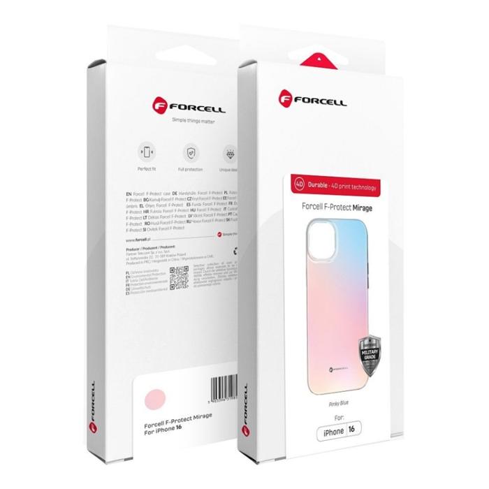 Forcell - Forcell iPhone 16 Mobilskal MagSafe Mirage - Rosa Blå