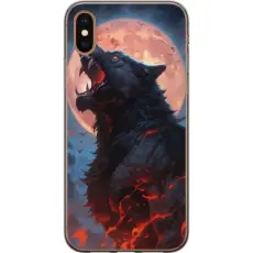 Gustaf - Mobilskal till Apple iPhone XS med Ylande varg