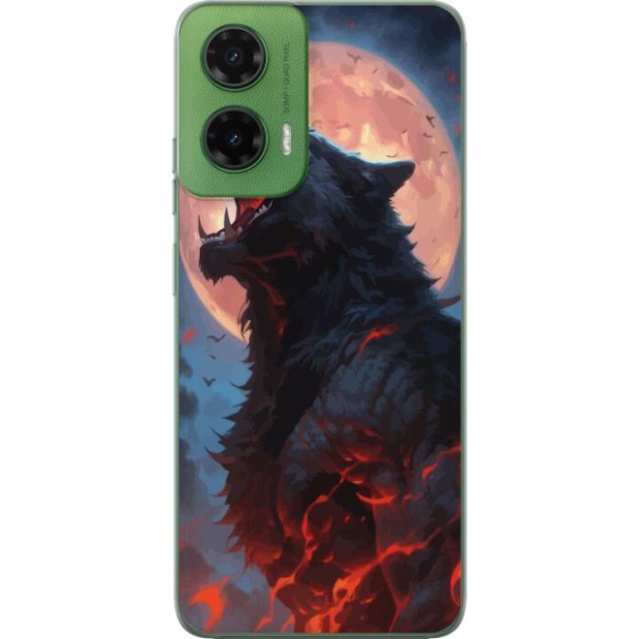 iSecrets - Mobilskal till Motorola Moto G35 med Ylande varg