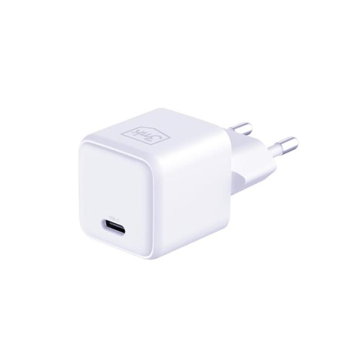 3MK - 3MK Snabbladdare 25W 1xUSB-C med USB-C Kabel Hyper - Vit