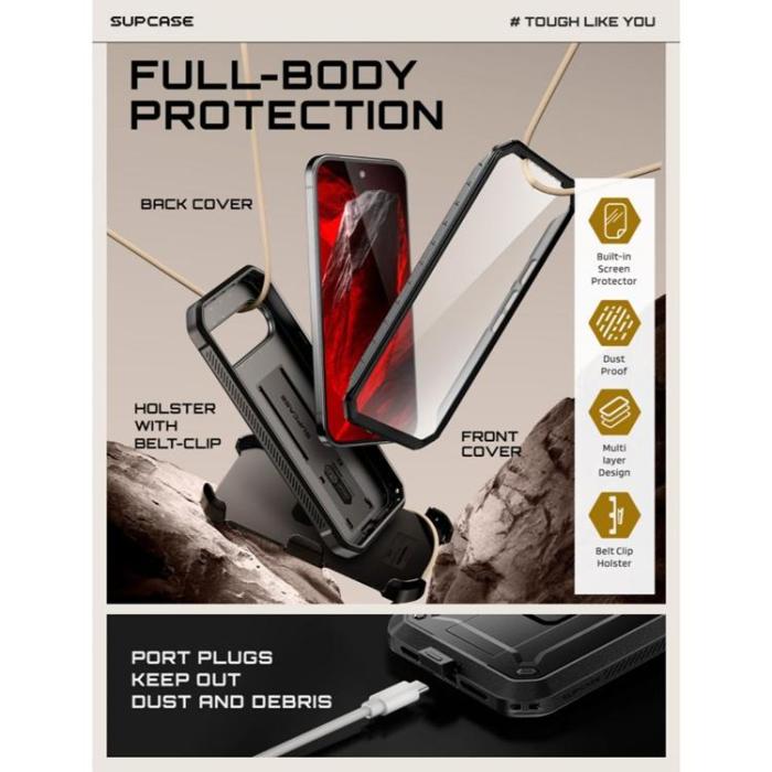 SupCase - SupCase Mobilskal För Google Pixel 11 Pro Magsafe Unicorn Beetle - Svart