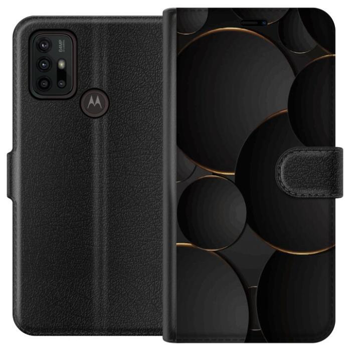iSecrets - Plånboksfodral till Motorola Moto G30 med Lyxig Cirklar