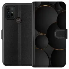 Gustaf - Pl&aring;nboksfodral till Motorola Moto G30 med Lyxig Cirklar