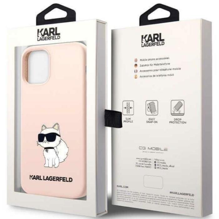 KARL LAGERFELD - Karl Lagerfeld iPhone 12/12 Pro Mobilskal Silicone Choupette