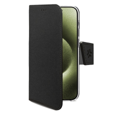 Celly - Celly iPhone 17 Plånboksfodral Wally Läder - Svart