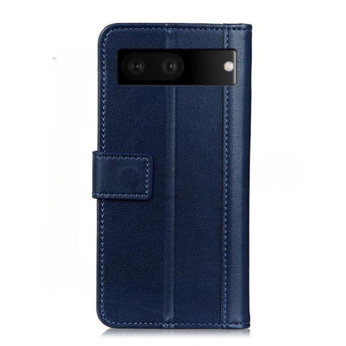 A-One Brand - Google Pixel 7 Plånboksfodral PU Läder - Blå