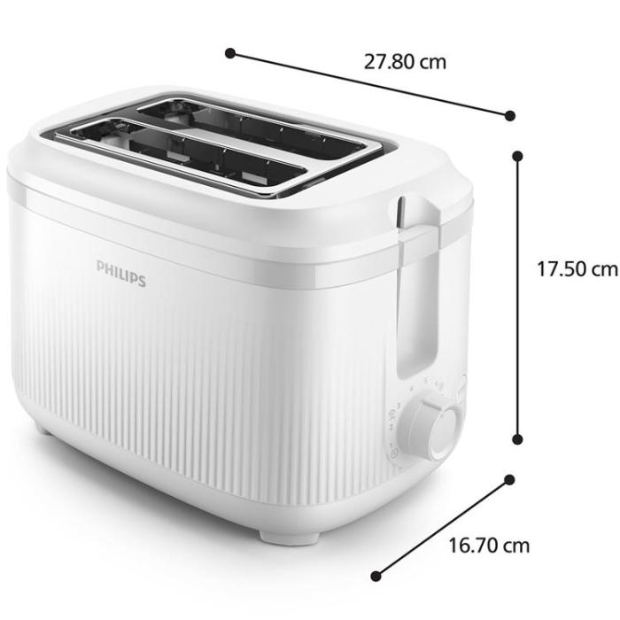 Philips - Philips Brödrost HD2511/00 Arctic 3000 serien - Vit