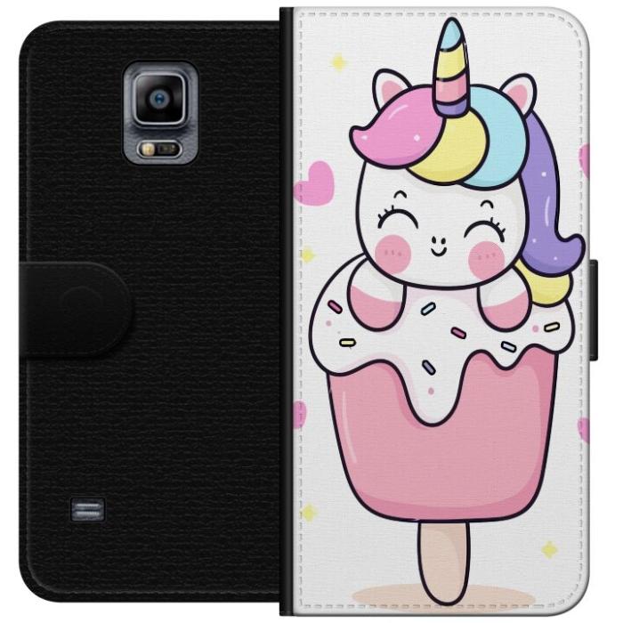 iSecrets - Plånboksfodral till Samsung Galaxy Note 4 med Glad enhörning