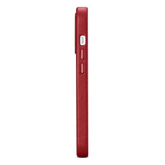 ICARER - iCarer iPhone 14 Pro Max Skal Magsafe Äkta Läder - Röd