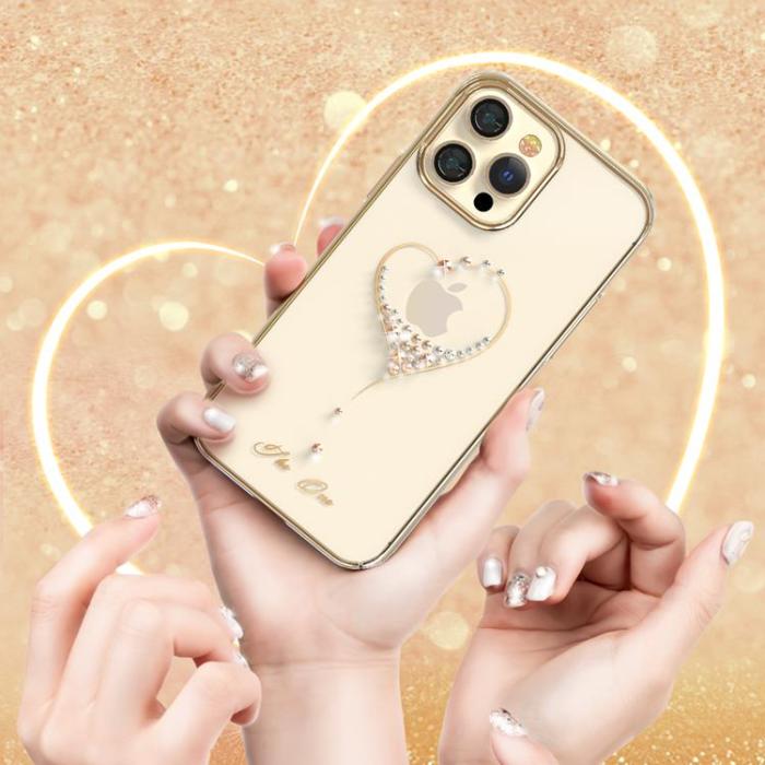 UTGATT5 - Kingxbar Wish Series Skal iPhone 13 Pro - Guld