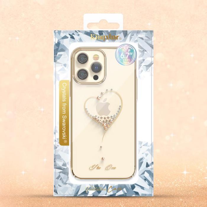 UTGATT5 - Kingxbar Wish Series Skal iPhone 13 Pro - Guld