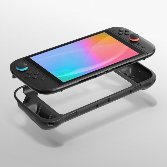 AmazingThing - AmazingThing Nintendo Switch 2 Skal PlayShield Bunker - Svart