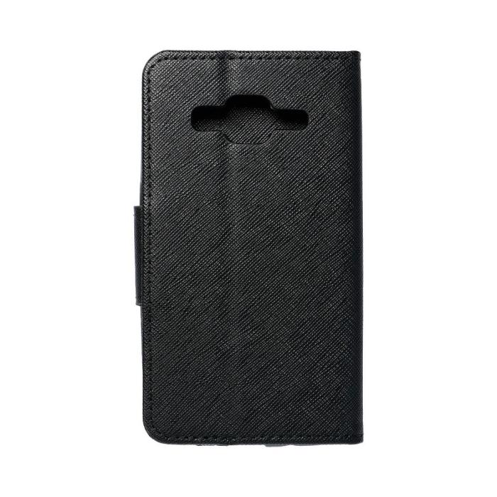 OEM - Galaxy Core Prime Plånboksfodral Fancy Eco Läder - Svart