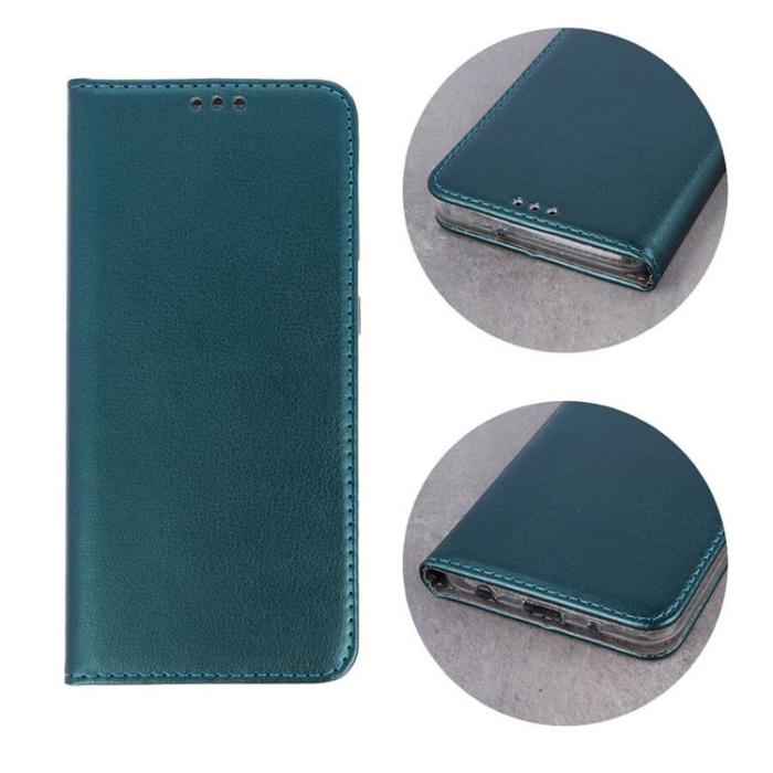 OEM - iPhone 16 Pro Max Plånboksfodral Smart Magnetisk - Mörkgrön