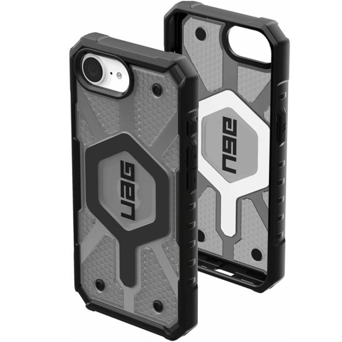 UAG - UAG iPhone 16e Mobilskal MagSafe Pathfinder Clear - Ash