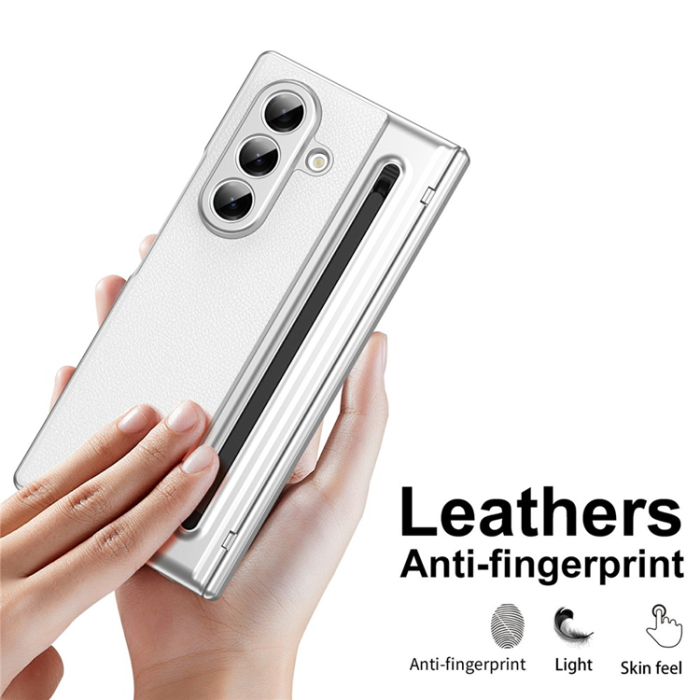 A-One Brand - Galaxy Z Fold 7 Mobilskal Matte Electroplated - Vit
