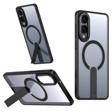 A-One Brand - Galaxy S25 Edge Mobilskal MagSafe Kickstand Acrylic - Svart