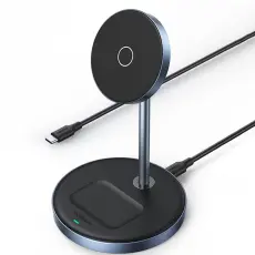 Ugreen - Ugreen 2-in-1 Trådlös Laddare Magsafe Qi - Svart
