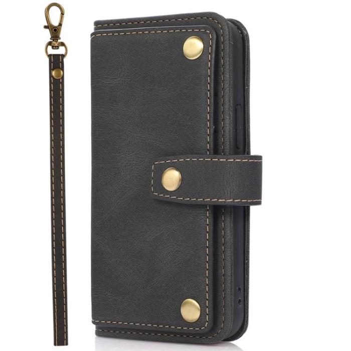 OEM - iPhone 14 Plus Plånboksfodral Flip - Svart