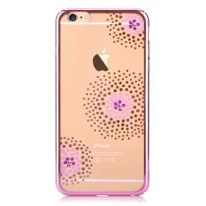 OEM - Vouni Kristall Sun flower Skal till Apple iPhone 6(S) Plus / 6S Plus - Rosa