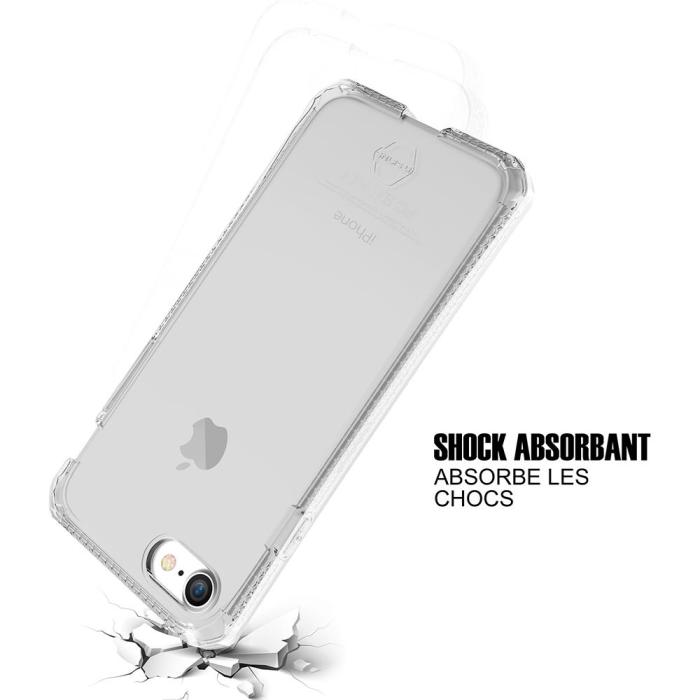 ItSkins - Itskins Spectrum 3D Combo Skal till iPhone 6S Plus (Svart) + Tempered Glass