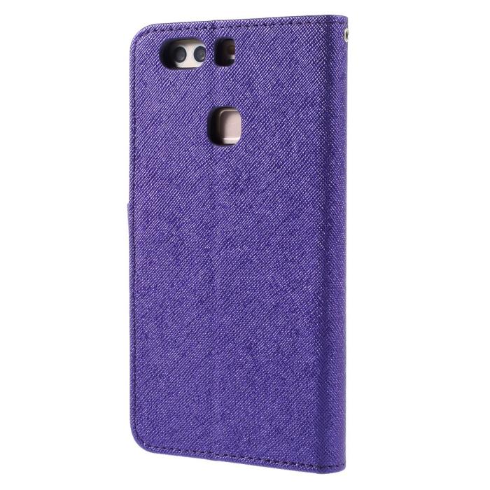 UTGATT1 - Plånboksfodral till Huawei P9 Plus - Lila