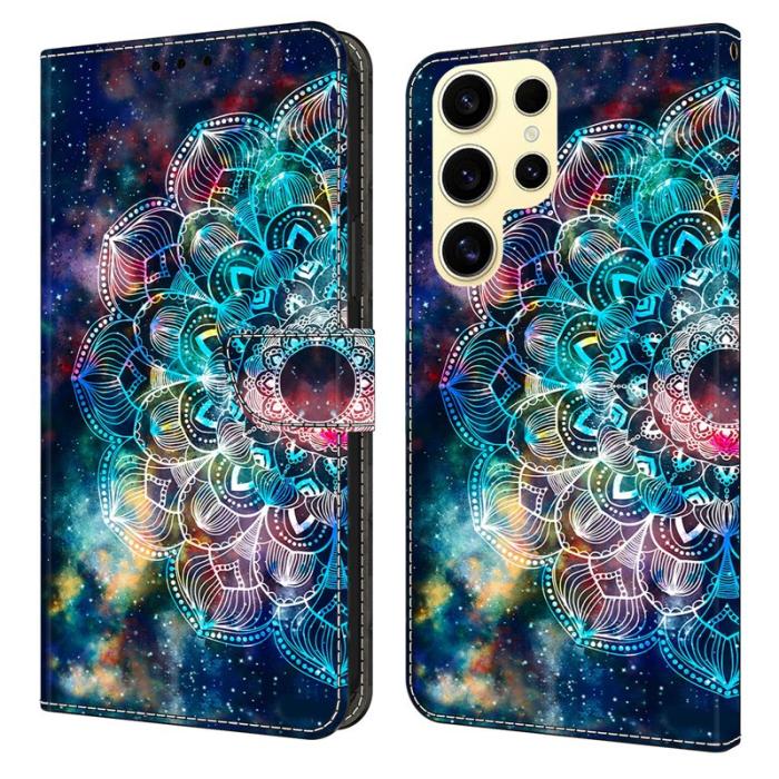 OEM - Mobilskal till Samsung Galaxy S26 Ultra TPU + KonstLäder - Gyro Flower