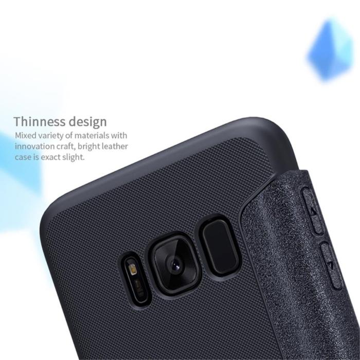 OEM - Nillkin Sparkle MobilFodral till Samsung Galaxy S8 Plus - Svart