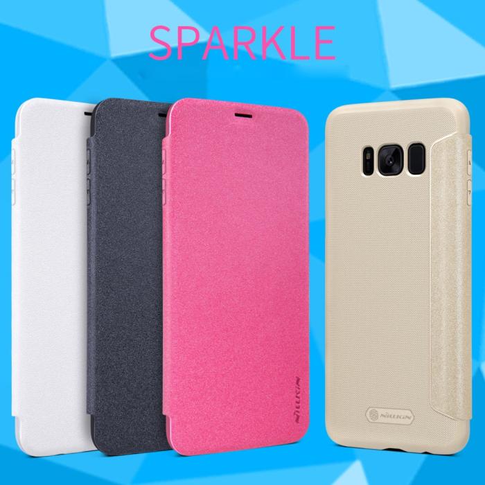 OEM - Nillkin Sparkle MobilFodral till Samsung Galaxy S8 Plus - Svart