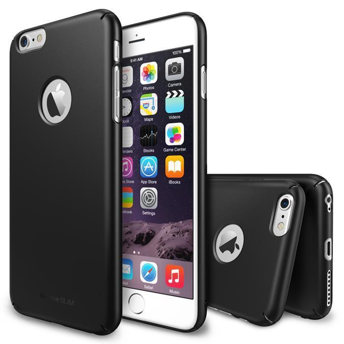 Ringke Logo-Cut Slim Dual Coated Skal till Apple iPhone 6(S) Plus - Svart | 2353 | AlltMobil