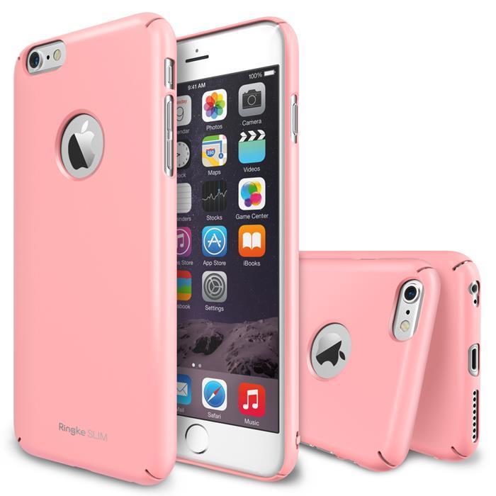 Ringke Logo-Cut Slim Dual Coated Skal till Apple iPhone 6(S) Plus - Rosa | 2353 | AlltMobil
