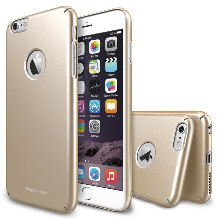 Ringke Logo-Cut Slim Dual Coated Skal till Apple iPhone 6(S) Plus - Gold | 2353 | AlltMobil