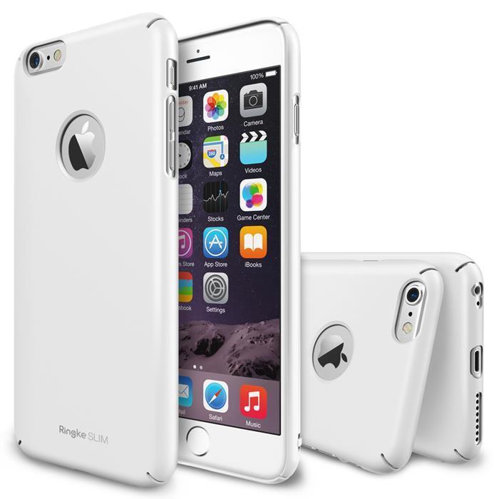 Ringke Logo-Cut Slim Dual Coated Skal till Apple iPhone 6(S) Plus - Vit | 2353 | AlltMobil