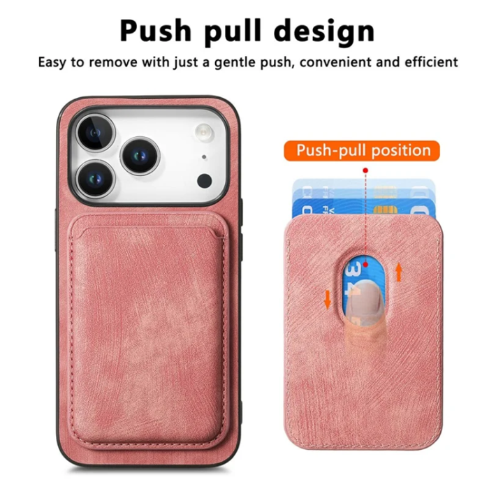 A-One Brand - iPhone 17 Pro Max Mobilskal Retro Detachable - Rosa