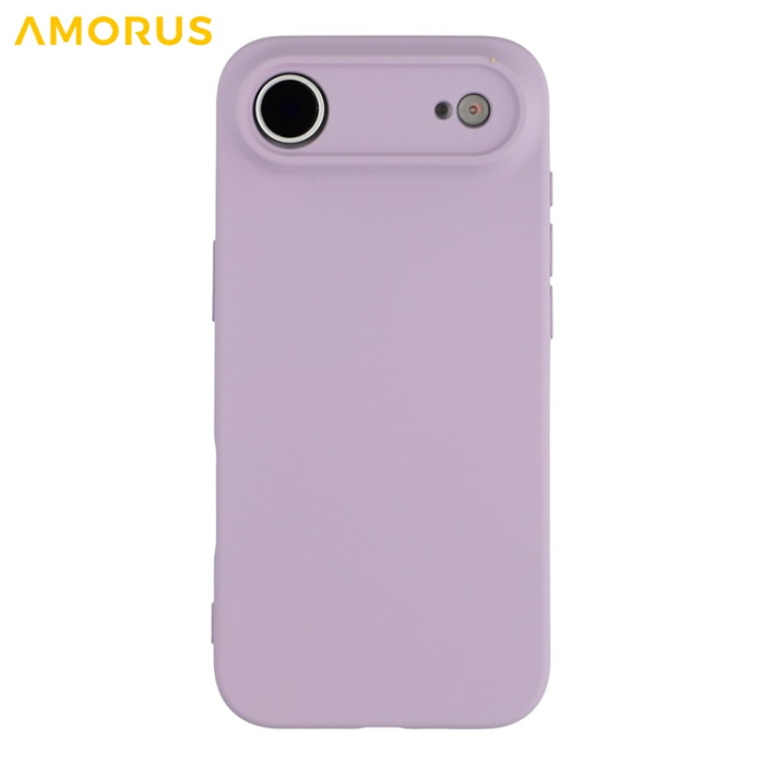 Amorus - AMORUS iPhone Air Mobilskal Precise Cutouts TPU Fiber - Lila