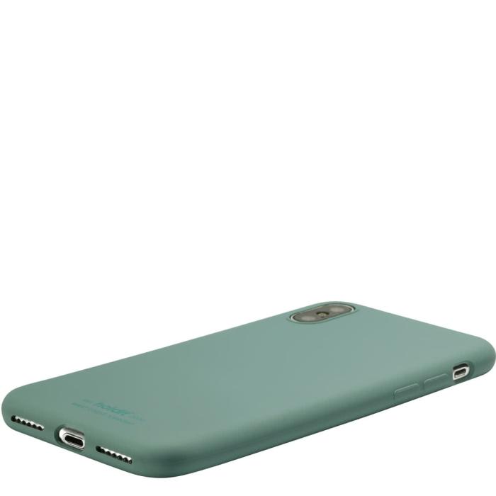 UTGATT1 - Holdit Silicone Skal iPhone X/xs - Moss Grön