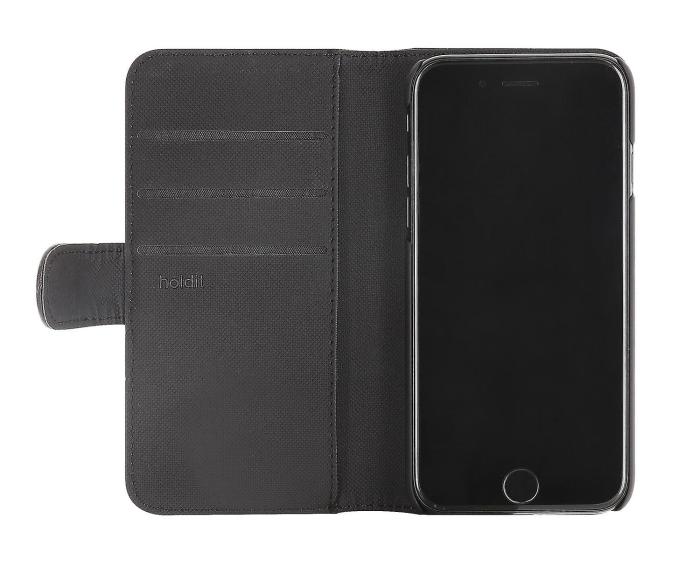 UTGATT1 - Holdit Plånboksfodral Magnet iPhone 7/8/SE 2020 - Svart