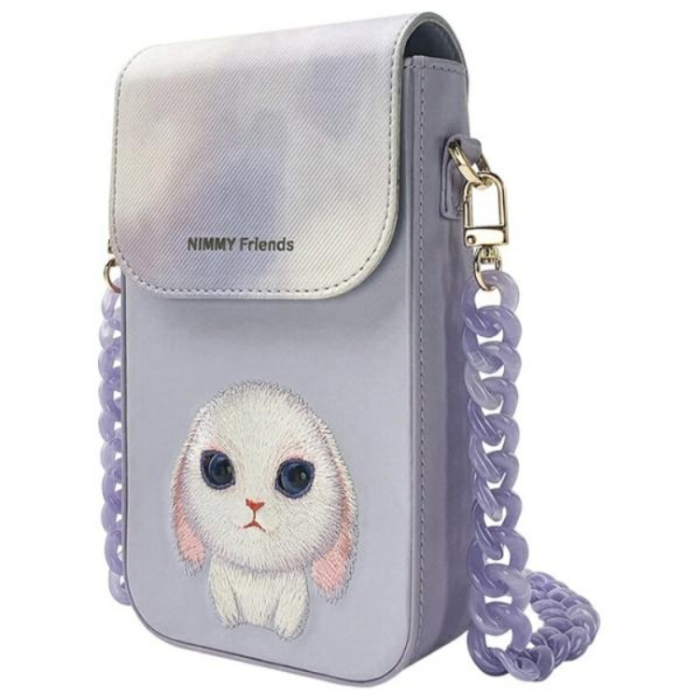 NIMMY - Nimmy Halsbandsfodral Big Eyed Pet 2.0 Rabbit - Lila
