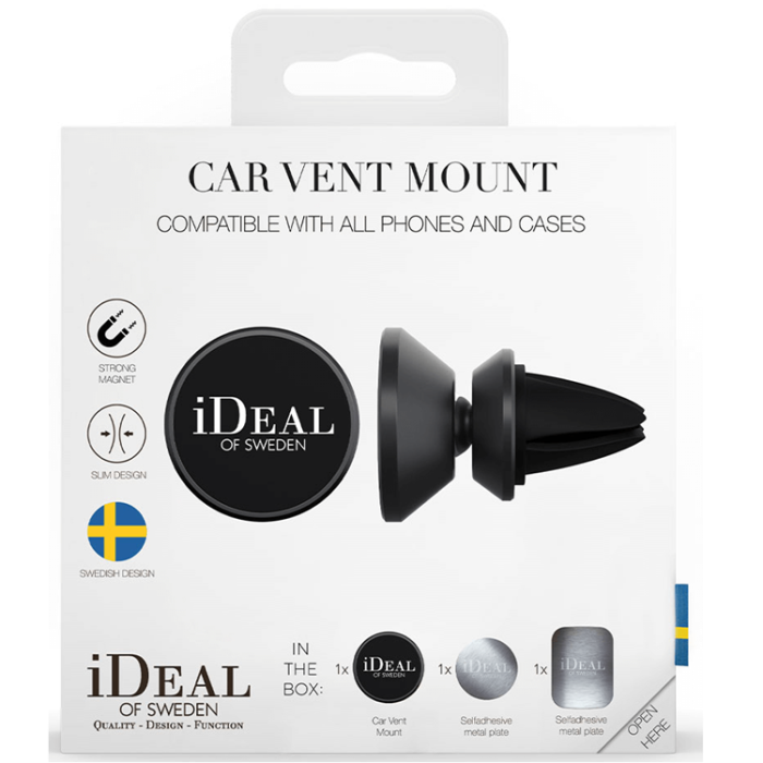 UTGATT1 - Ideal Of Sweden Bilhållare Luftventil Universal - Svart