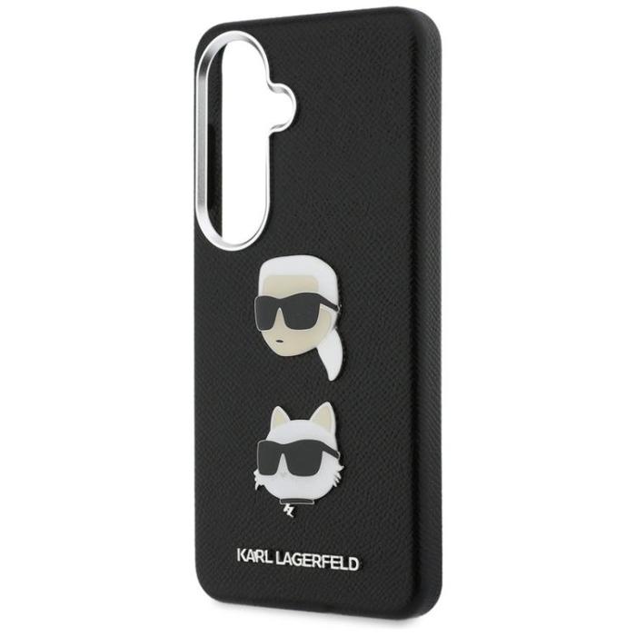 KARL LAGERFELD - Karl Lagerfeld Mobilskal För Galaxy S26 Saffiano Double Heads - Svart