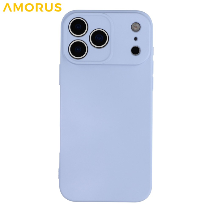 Amorus - AMORUS iPhone 17 Pro Max Mobilskal Precise Cutouts - Ljuslila