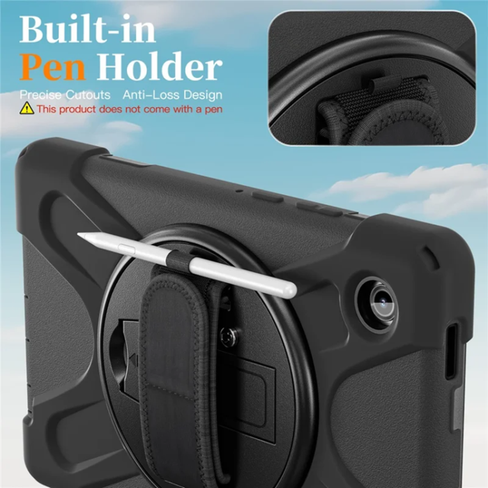 A-One Brand - Galaxy Tab A11 Skal Kickstand Silikon Axelrem