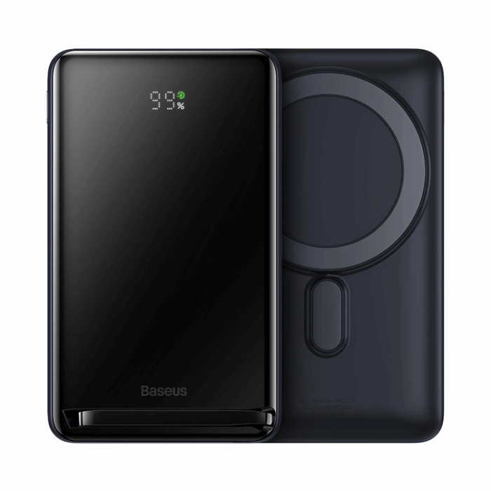 BASEUS - Baseus Trådlös Magsafe Powerbank 10000mAh 20W Magnetic Bracket