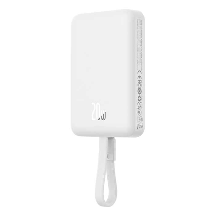 BASEUS - Baseus Magnetic Mini MagSafe 10000mAh 20W Powerbank - Vit