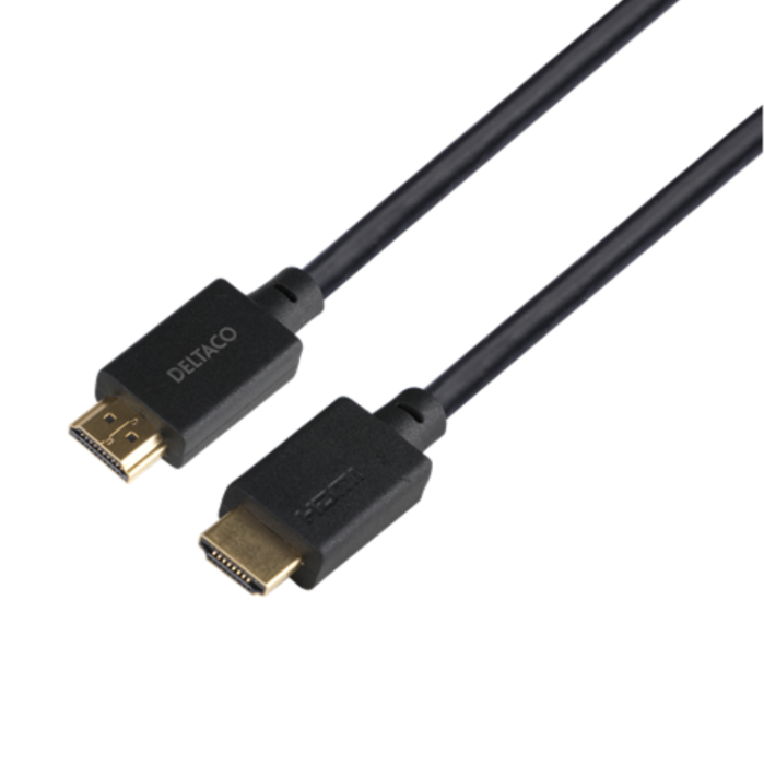 UTGATT1 - Deltaco Ultra High HDMI Kabel 1m - Svart