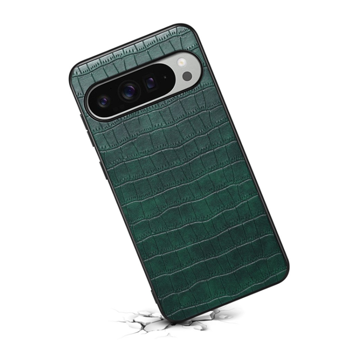 A-One Brand - Google Pixel 10 Pro XL Mobilskal Crocodile Texture - Grön