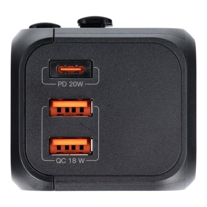 OEM - Reseladdaradapter hela världen SL-209PQ-2 - Svart