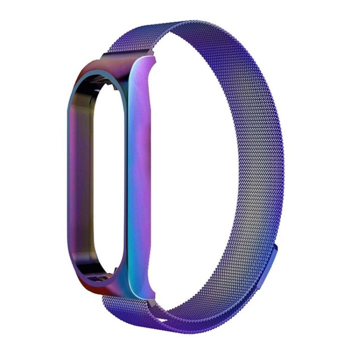 OEM - Xiaomi Mi Smart Band 5/6 Armband Metal - Lila