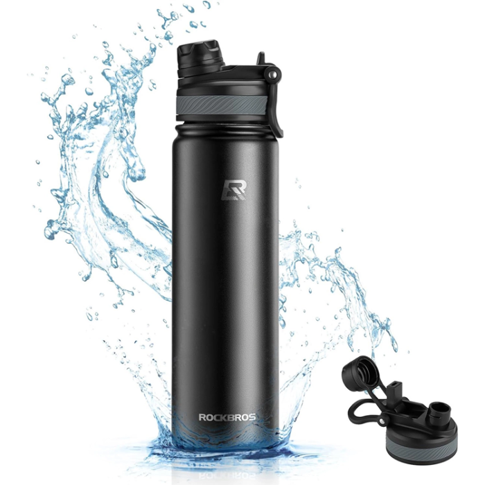 Rockbros - Rockbros 35210029002 Cykel Termoflaska För Dryck 620 ml - Svart