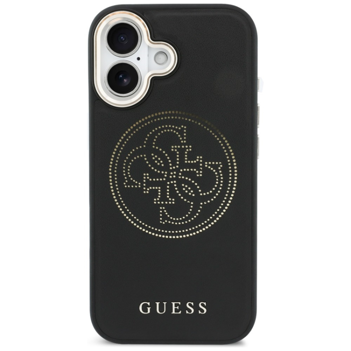Guess - Guess Mobilskal För iPhone 17 MagSafe Perforated 4G - Svart